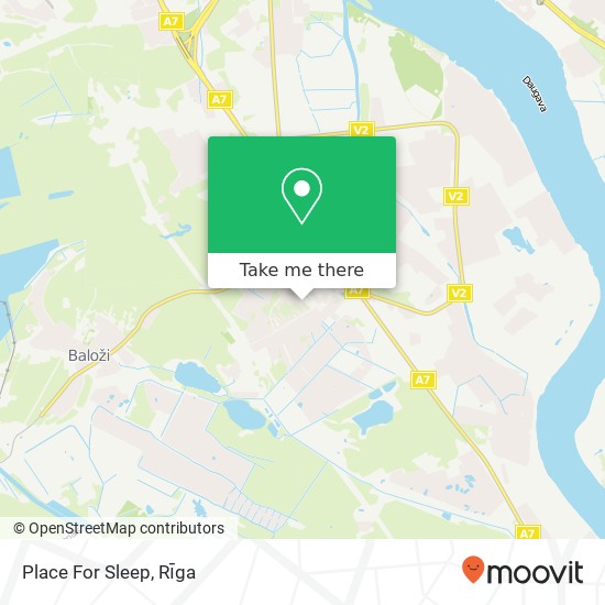Place For Sleep map