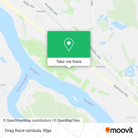 Карта Drag Race rumbula