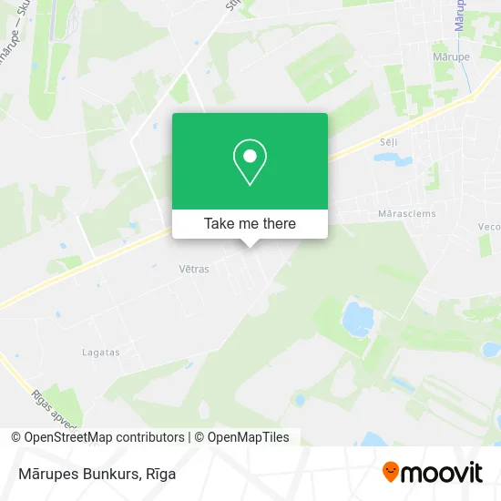 Карта Mārupes Bunkurs