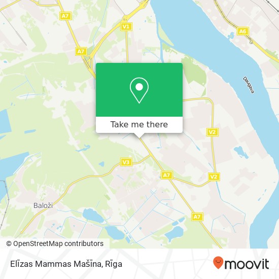 Elīzas Mammas Mašīna map
