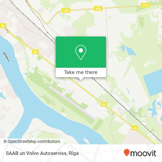 SAAB un Volvo Autoserviss map