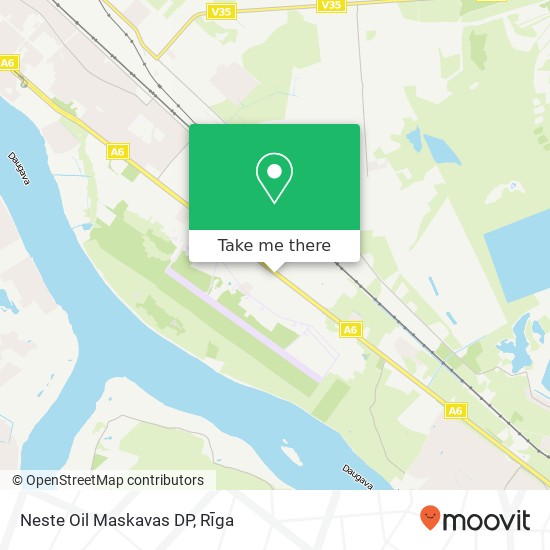 Neste Oil Maskavas DP map