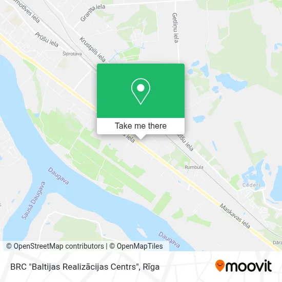 BRC "Baltijas Realizācijas Centrs" map