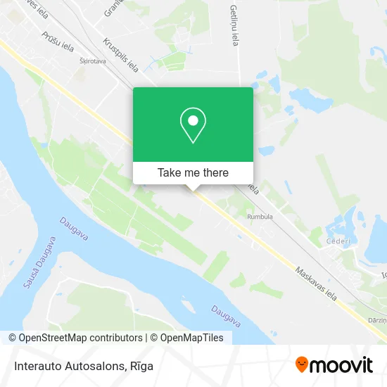 Карта Interauto Autosalons