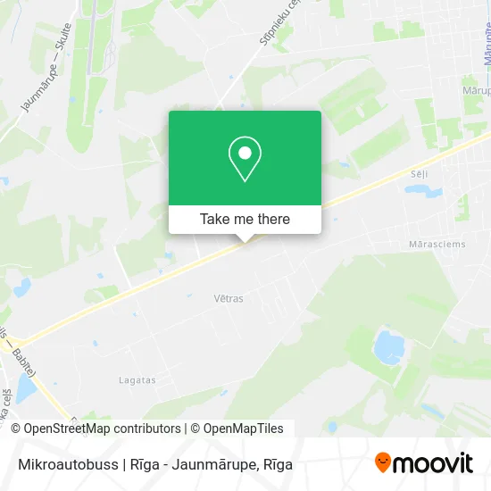Mikroautobuss | Rīga - Jaunmārupe map