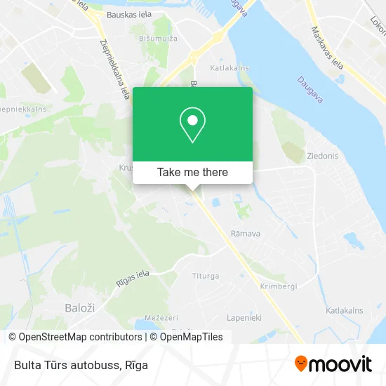 Bulta Tūrs autobuss map