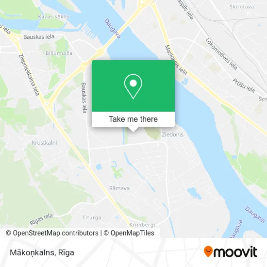 Карта Mākoņkalns