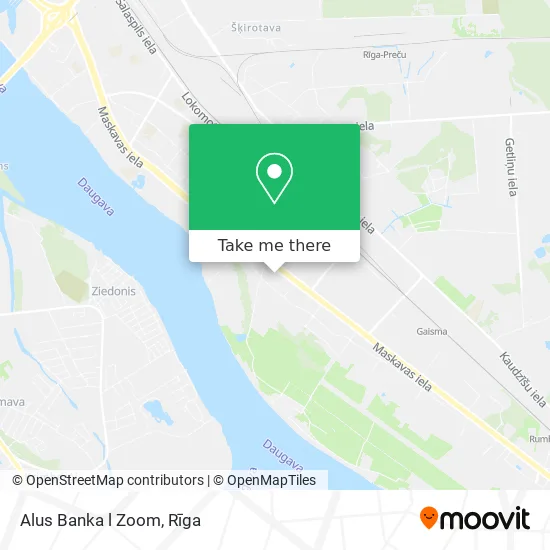 Карта Alus Banka l Zoom