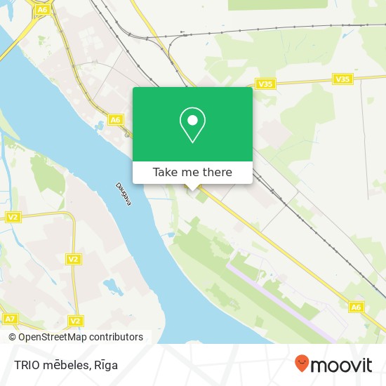 TRIO mēbeles map