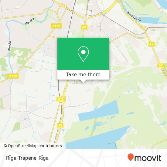 Карта Rīga-Trapene