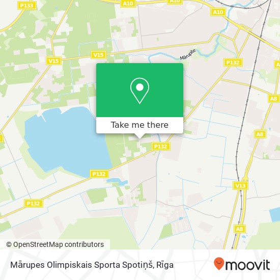 Mārupes Olimpiskais Sporta Spotiņš map