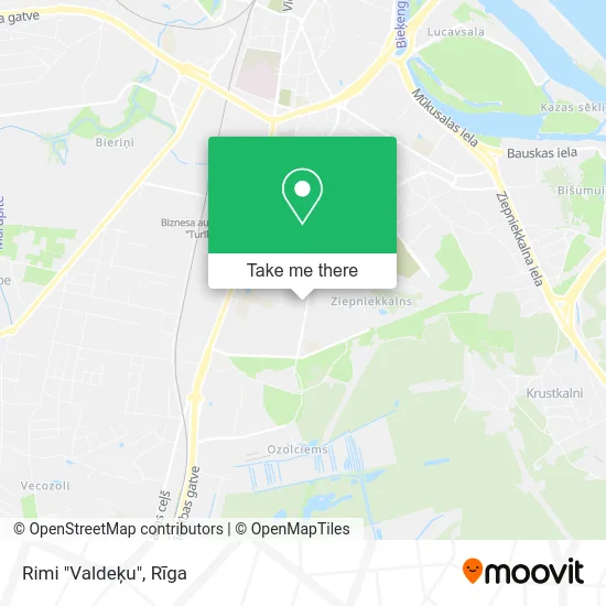 Карта Rimi "Valdeķu"