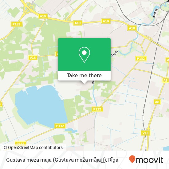 Gustava meza maja (Gustava meža māja🐍) map