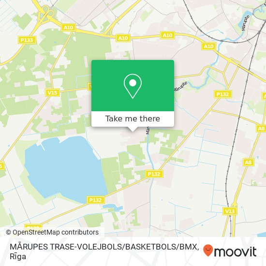 MĀRUPES TRASE-VOLEJBOLS / BASKETBOLS / BMX map