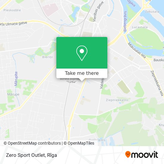 Zero Sport Outlet map