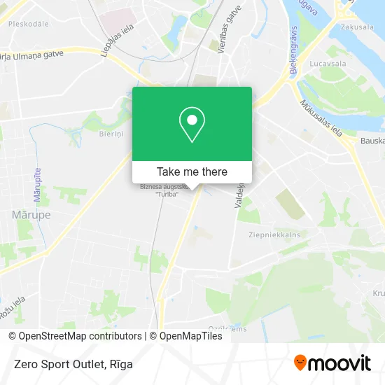 Zero Sport Outlet map