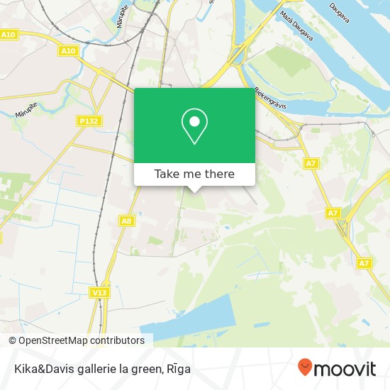 Карта Kika&Davis gallerie la green