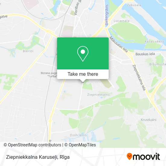 Ziepniekkalna Karuseļi map