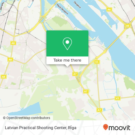 Latvian Practical Shooting Center map