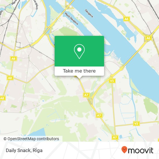 Daily Snack map