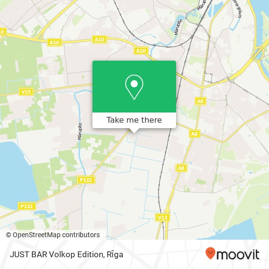 Карта JUST BAR Volkop Edition