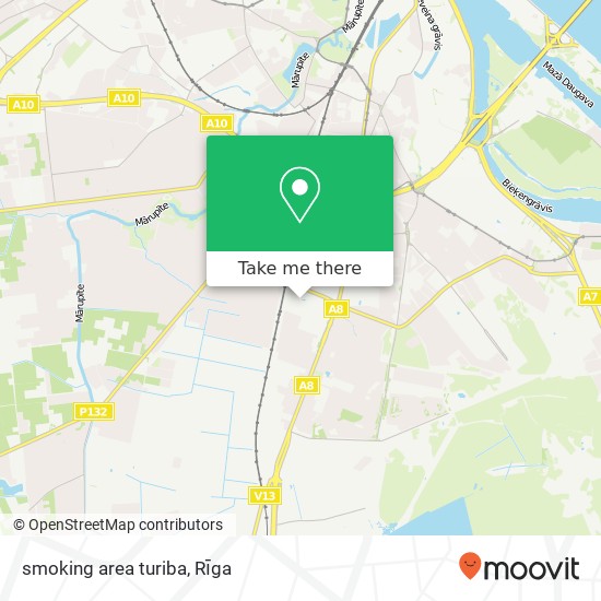Карта smoking area turiba