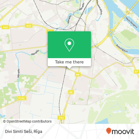 Divi Simti Seši map