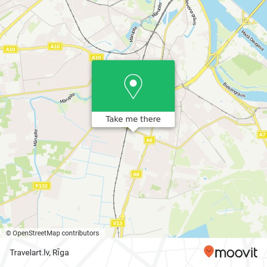 Карта Travelart.lv