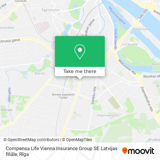 Compensa Life Vienna Insurance Group SE Latvijas filiāle map
