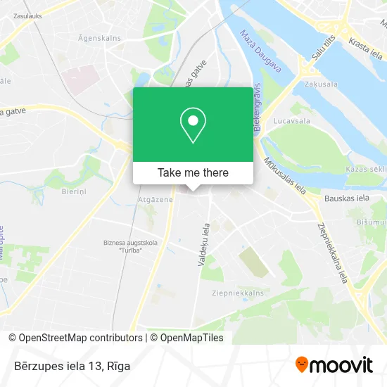 Bērzupes iela 13 map