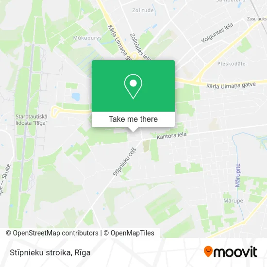 Карта Stīpnieku stroika