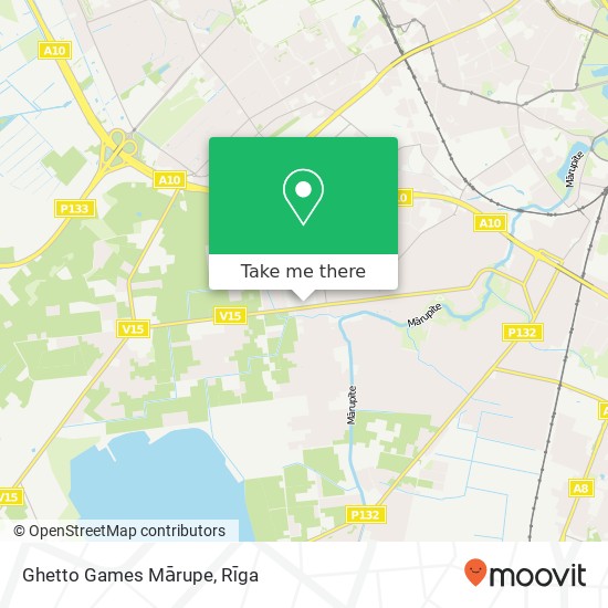 Ghetto Games Mārupe map