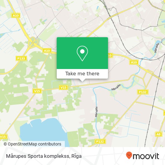 Mārupes Sporta komplekss map