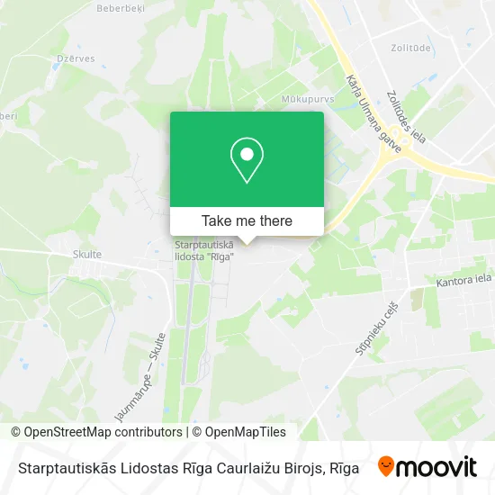 Starptautiskās Lidostas Rīga Caurlaižu Birojs map