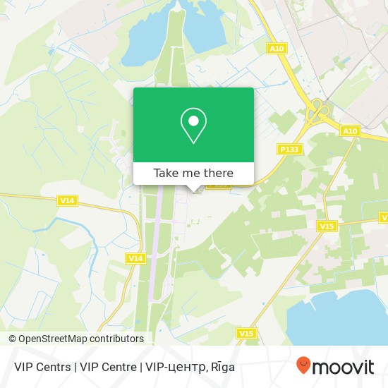 Карта VIP Centrs | VIP Centre | VIP-центр
