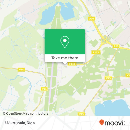 Mākoņsala map