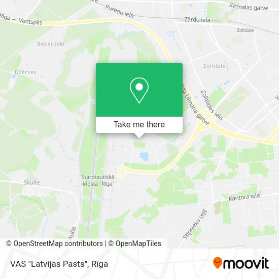 Карта VAS "Latvijas Pasts"