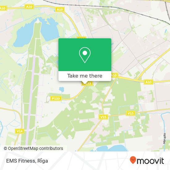 EMS Fitness map