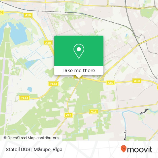 Statoil DUS | Mārupe map
