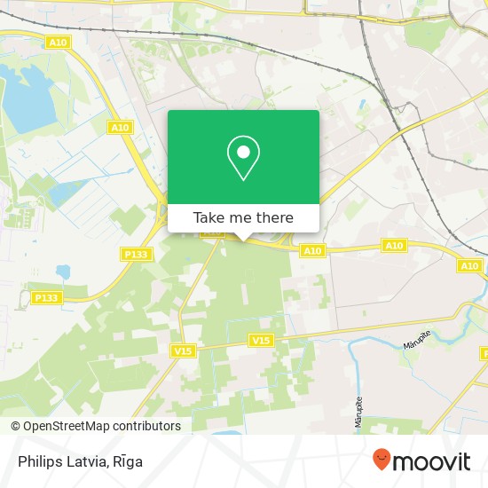 Philips Latvia map