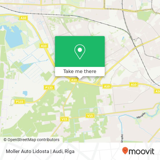 Moller Auto Lidosta | Audi map