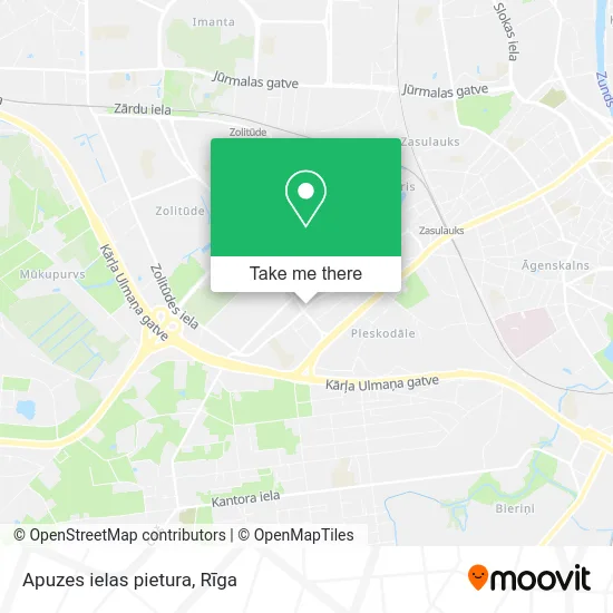 Карта Apuzes ielas pietura