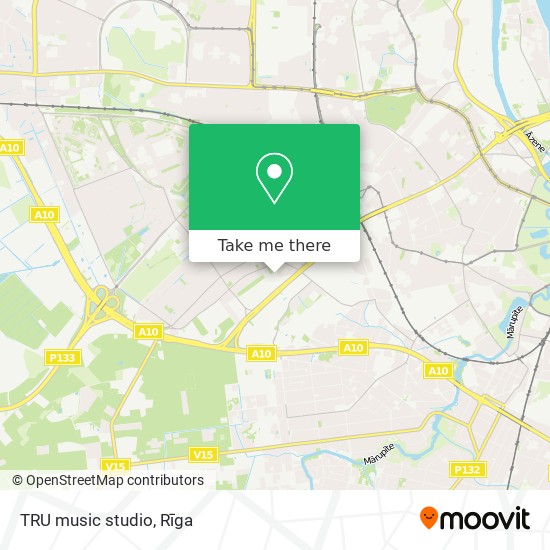 TRU music studio map
