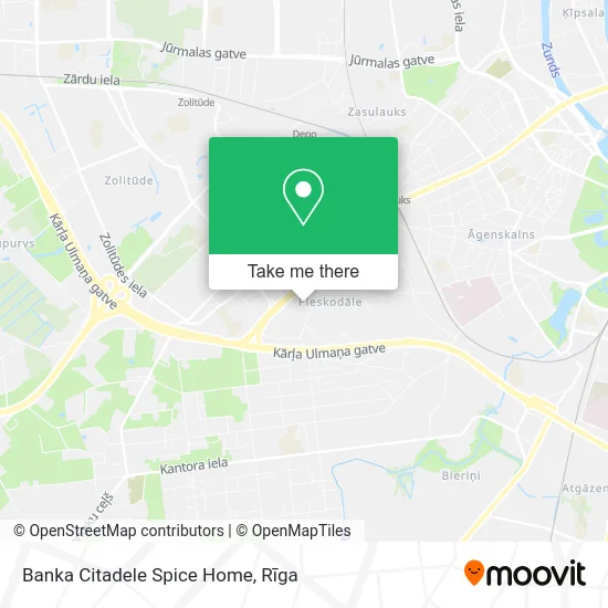 Banka Citadele Spice Home map