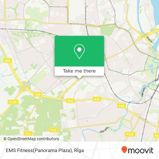 EMS Fitness(Panorama Plaza) map