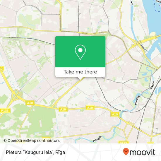 Pietura “Kauguru iela” map