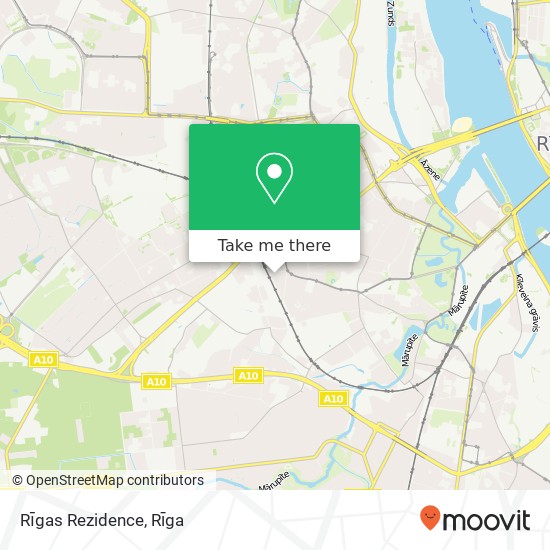 Rīgas Rezidence map