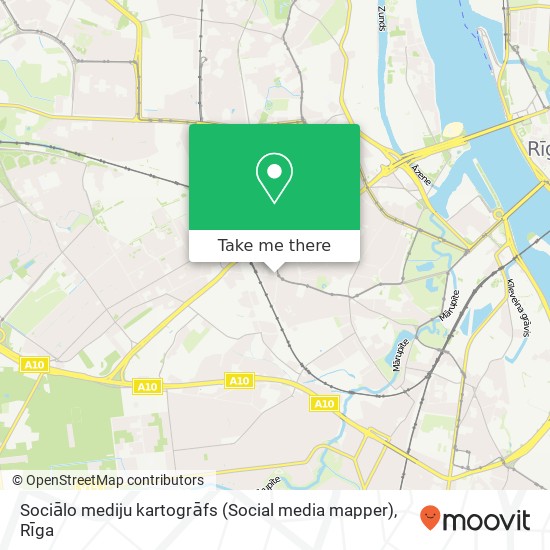 Sociālo mediju kartogrāfs (Social media mapper) map