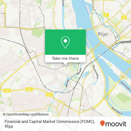 Financial and Capital Market Commission (FCMC) map