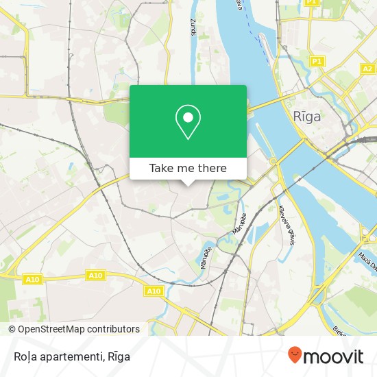 Roļa apartementi map